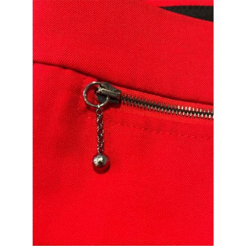 NINA RICCI RED TAILORED PANTS - Picture 4 of 8